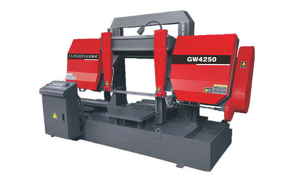 陆丰GW4250双柱龙门卧式带锯床